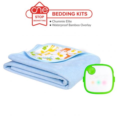 Chummie Elite Bedding Kit in Green - Bamboo Overlay - One Stop Bedwetting